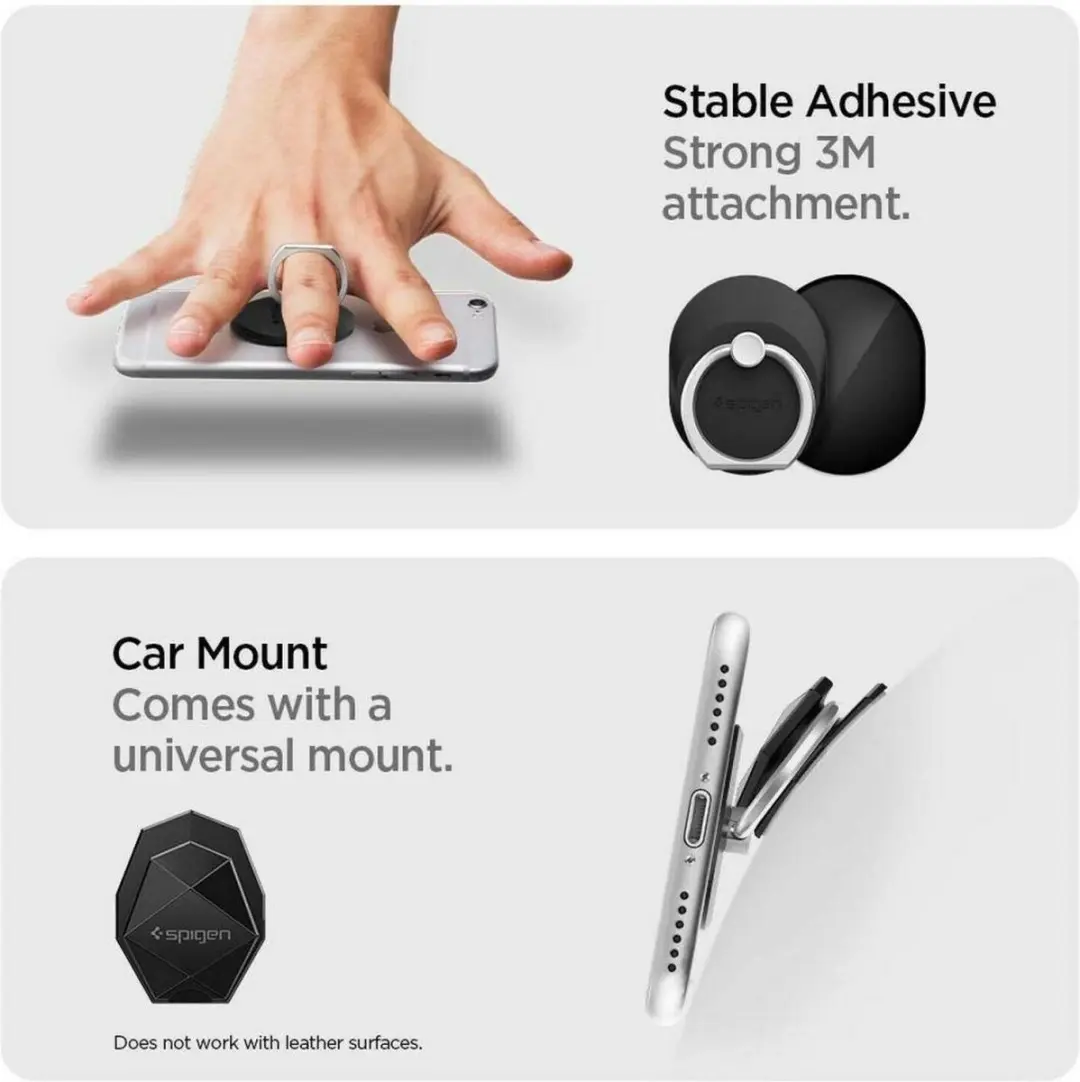 Spigen Style Ring SGP11845 - Zwart - afbeelding 6 van 6
