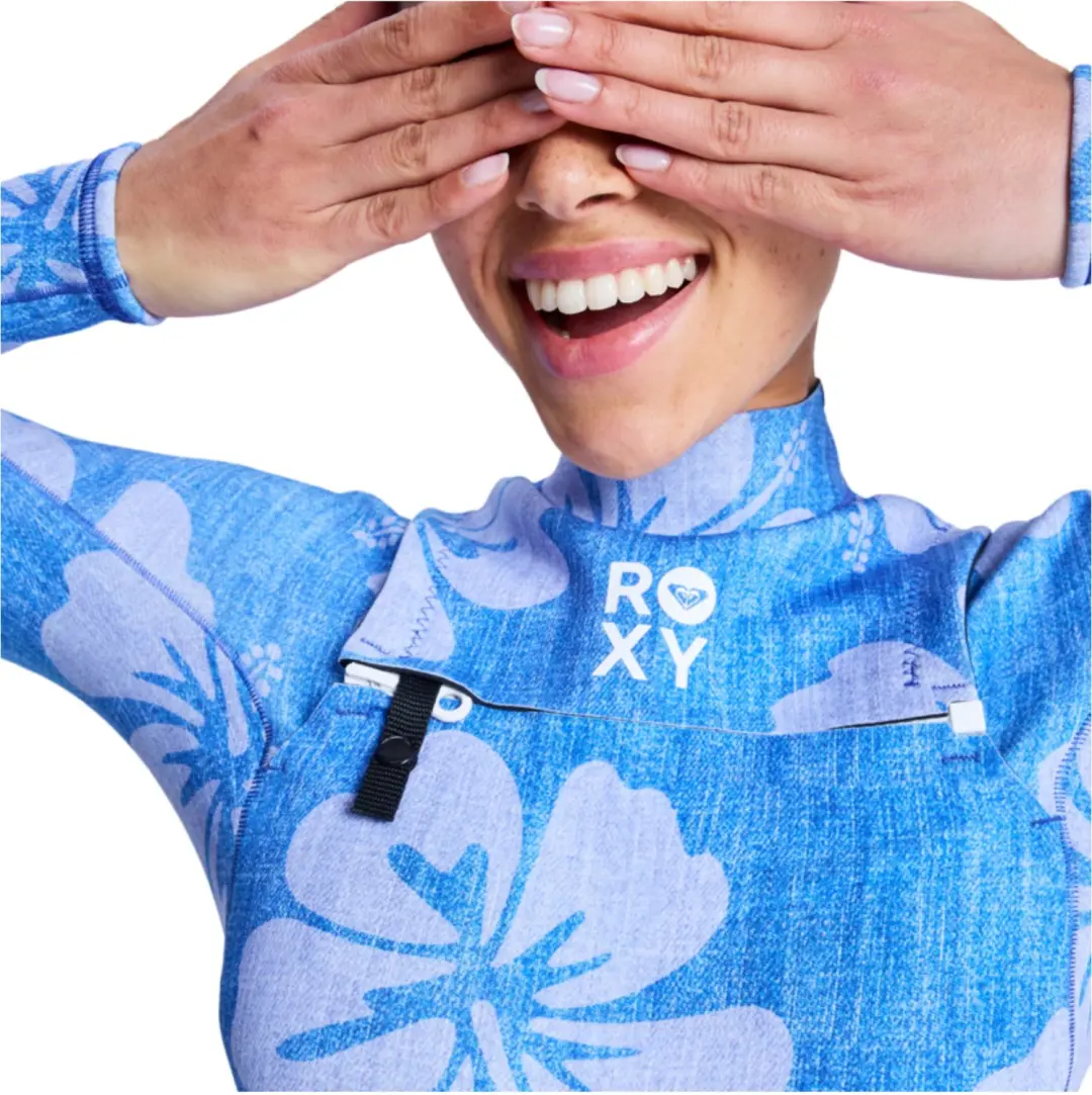 Roxy Dames Rise Natural 1.5mm Lange Mouwen - Blauw - afbeelding 2 van 6