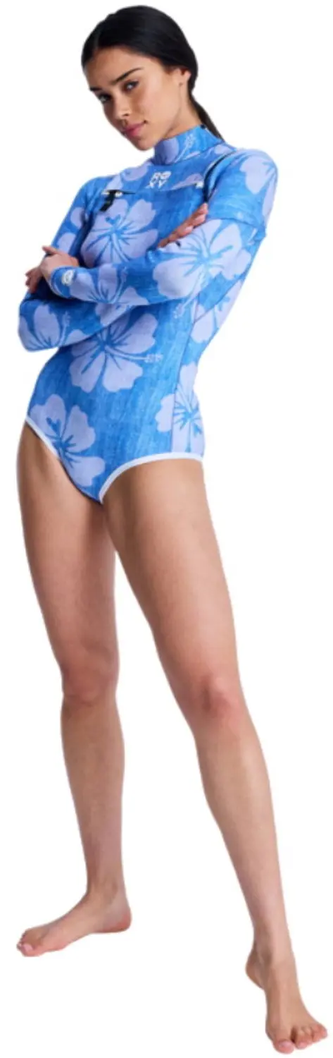 Roxy Dames Rise Natural 1.5mm Lange Mouwen - Blauw - afbeelding 4 van 6