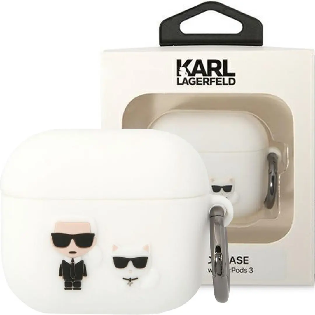 Karl Lagerfeld KLACA3SILKCW Hoesje AirPods Pro 3