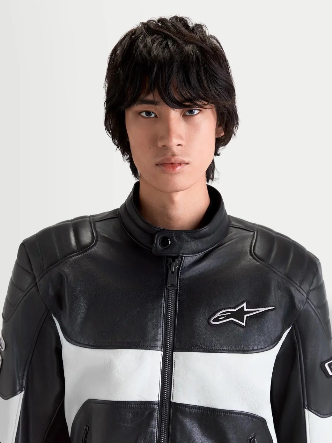 Alpinestars Revern Motorleren Jas - Zwart/Grijs M - afbeelding 4 van 6