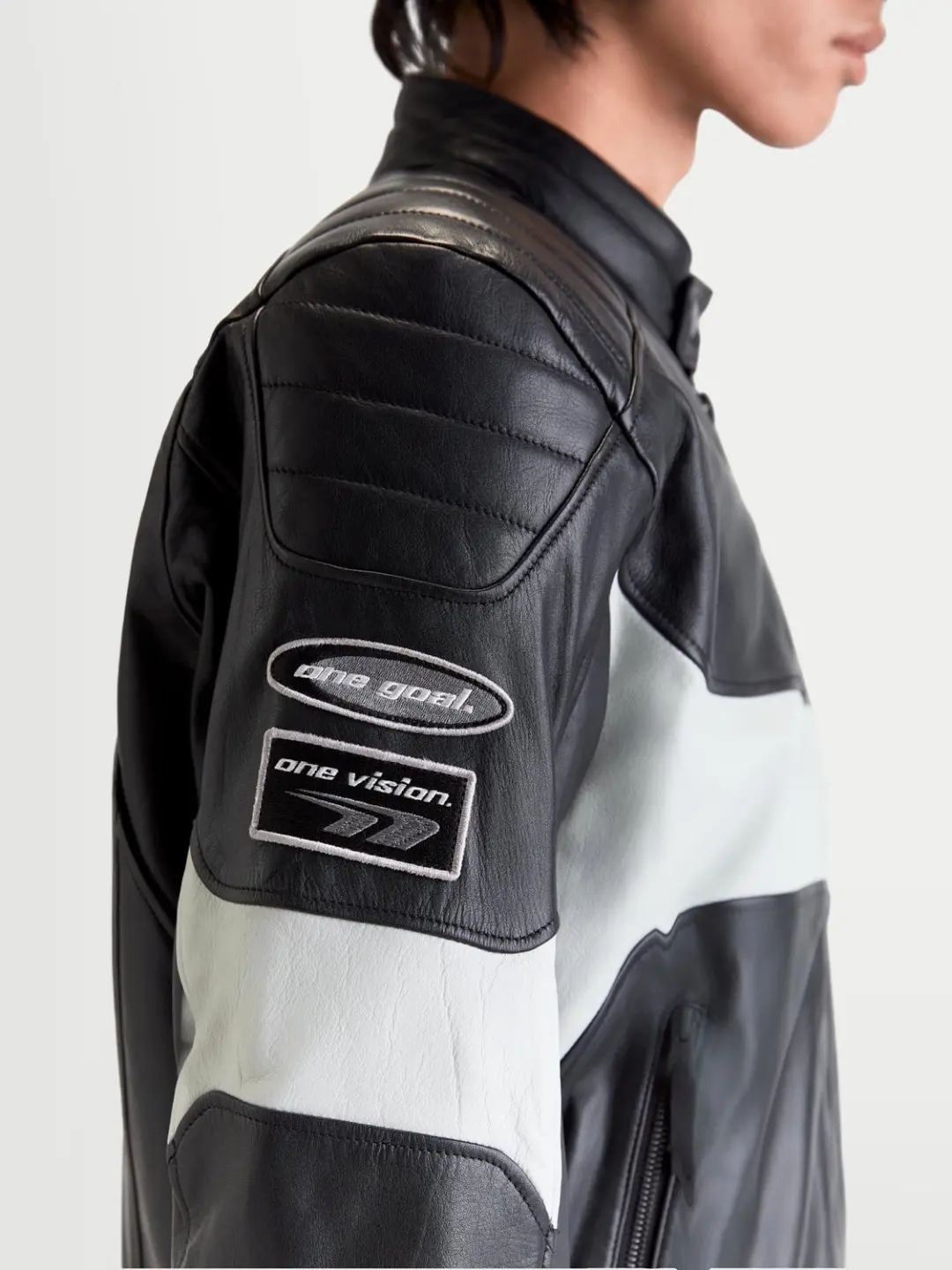 Alpinestars Revern Motorleren Jas - Zwart/Grijs M - afbeelding 3 van 6