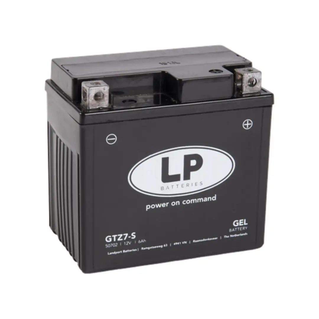 LANDPORT (LP) GTZ7-S MOTOR GEL ACCU 12 VOLT 6,0 AH (50702