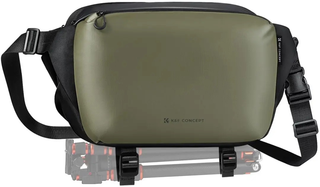 K&F Concept Urban Wander Sling 12L Fototas Groen