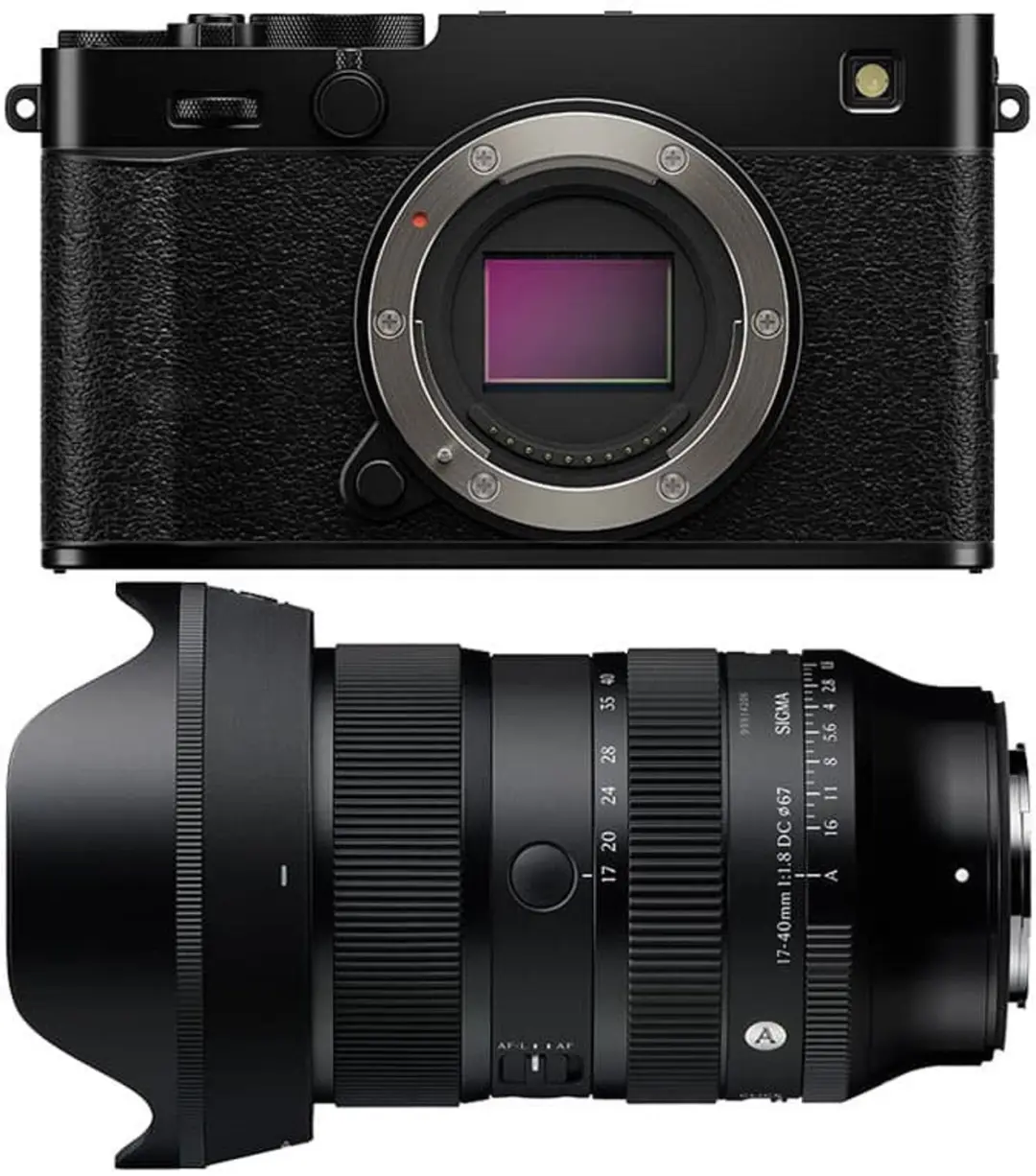 FUJIFILM X-E5 Schwarz + SIGMA 17-40mm f/1.8