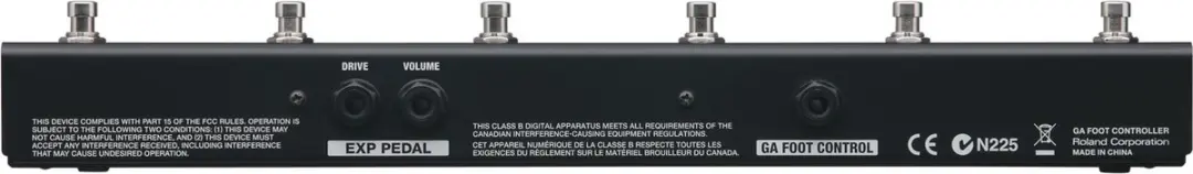 BOSS GA-FC Voetcontroller - Zwart