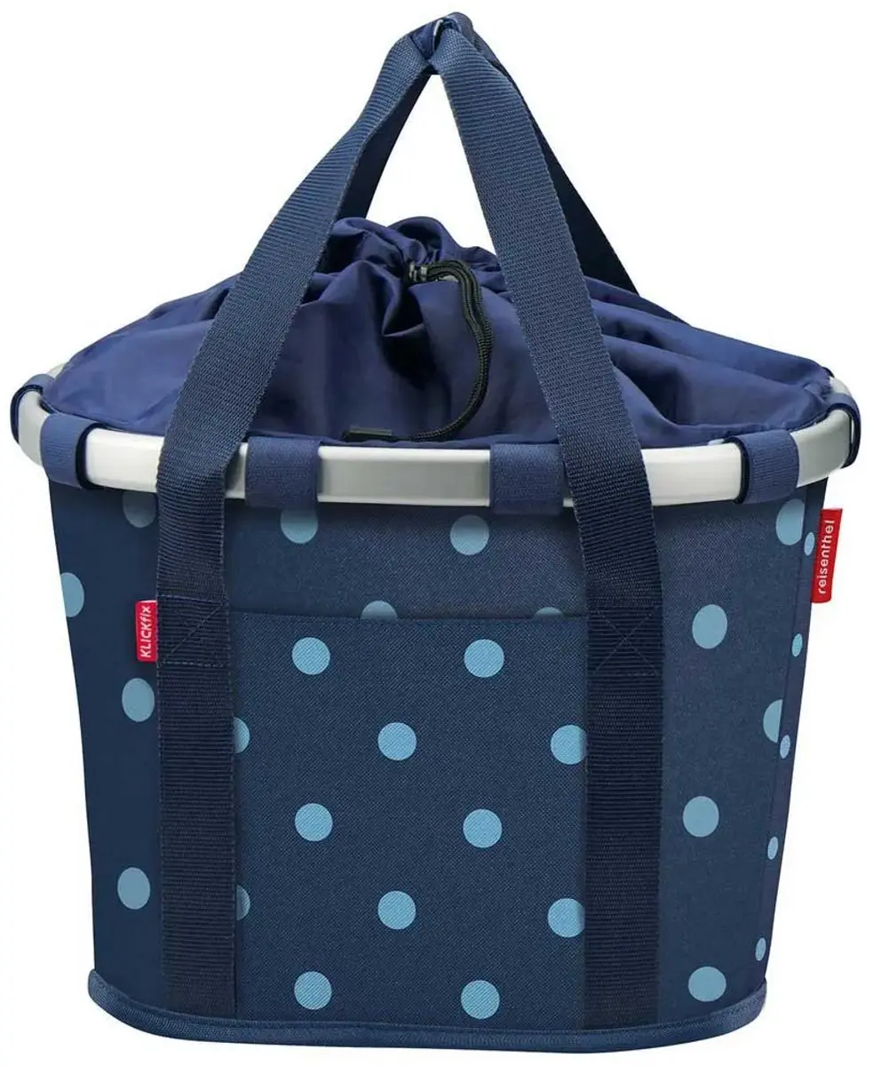 KLICKfix Mandtas Mixed Dots 15L - Blauw - afbeelding 5 van 5