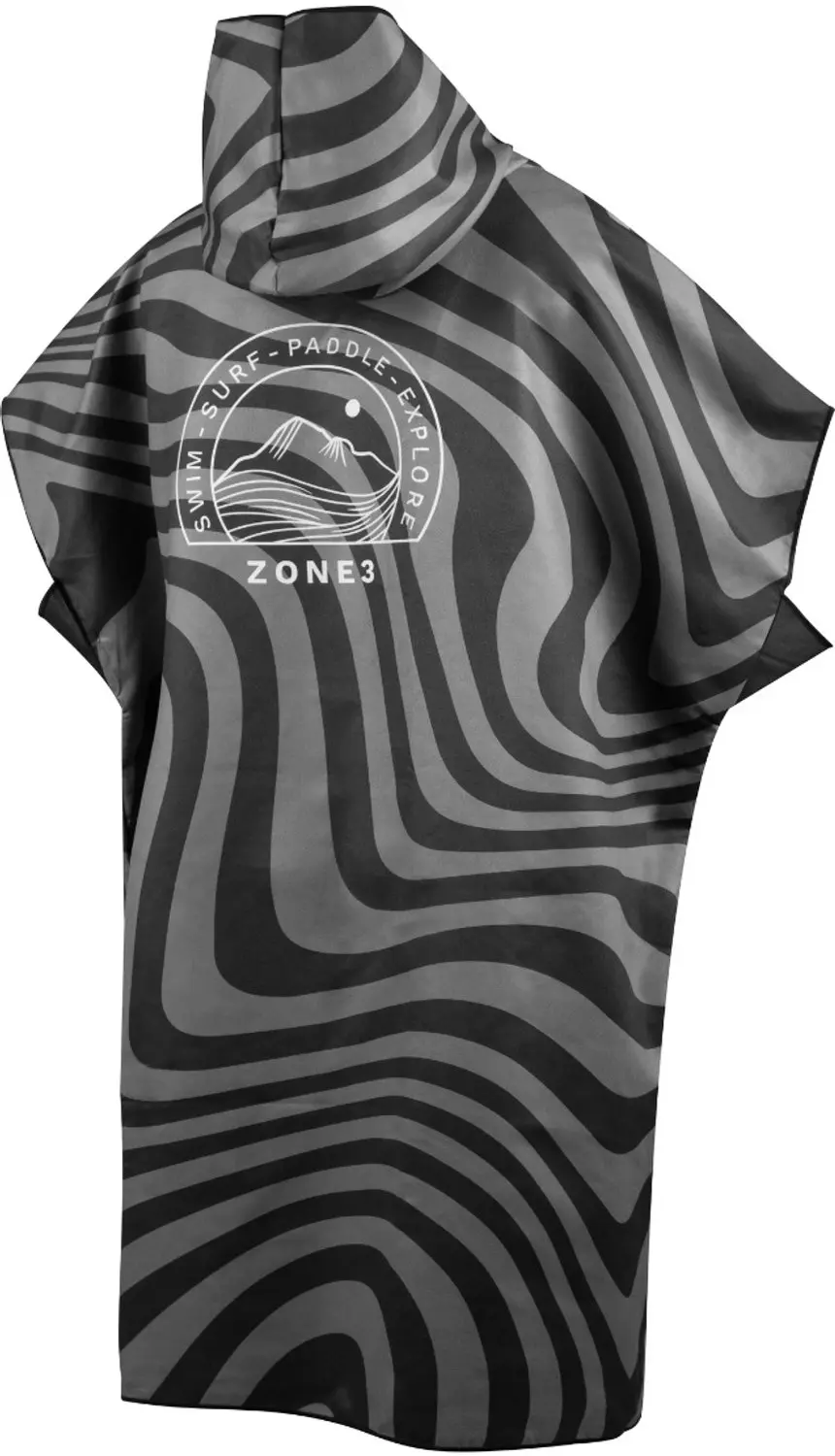 Zone3 Microvezel Wisselbadjas 2026 - Zwart/Grijs - afbeelding 2 van 2