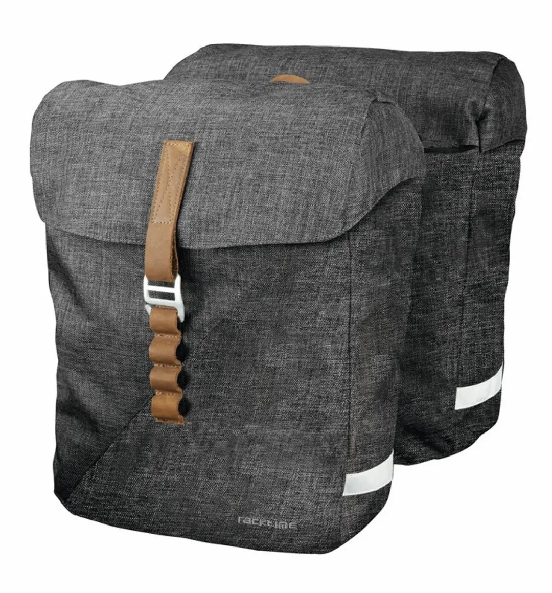 Racktime Heda Dubbele Fietstas 49L - Blauw - afbeelding 2 van 3