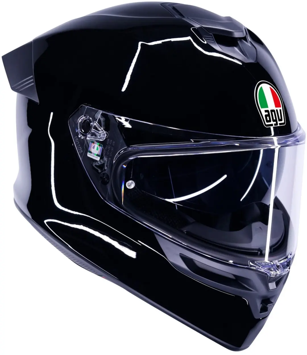 AGV K5 motorhelm Mono solid glans zwart XS