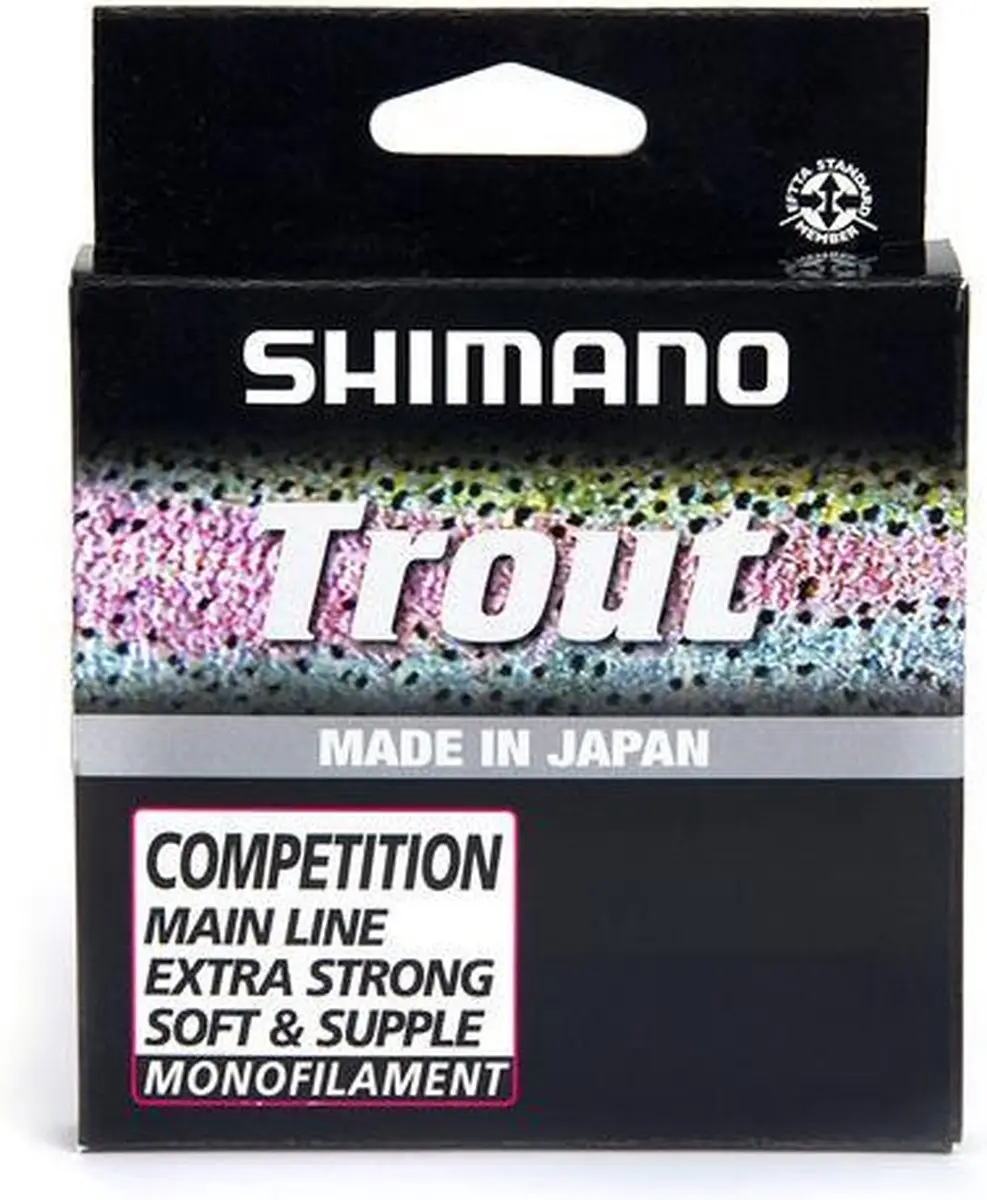 Shimano Trout Competition Mono 150m - 0.20mm Rood - afbeelding 2 van 2