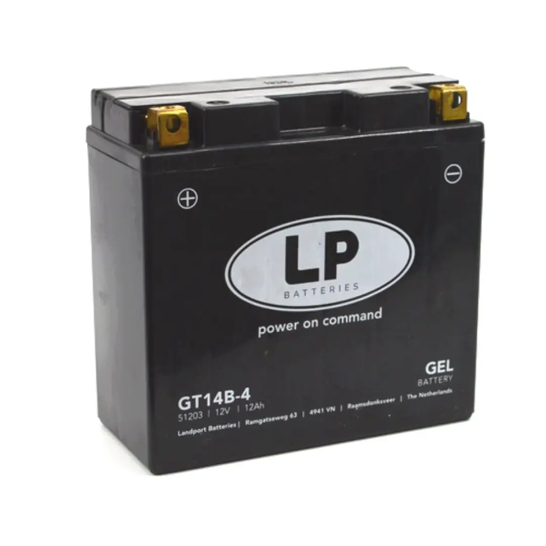 LANDPORT (LP) GT14B-4 MOTOR GEL ACCU 12 VOLT 12,0 AH (51203
