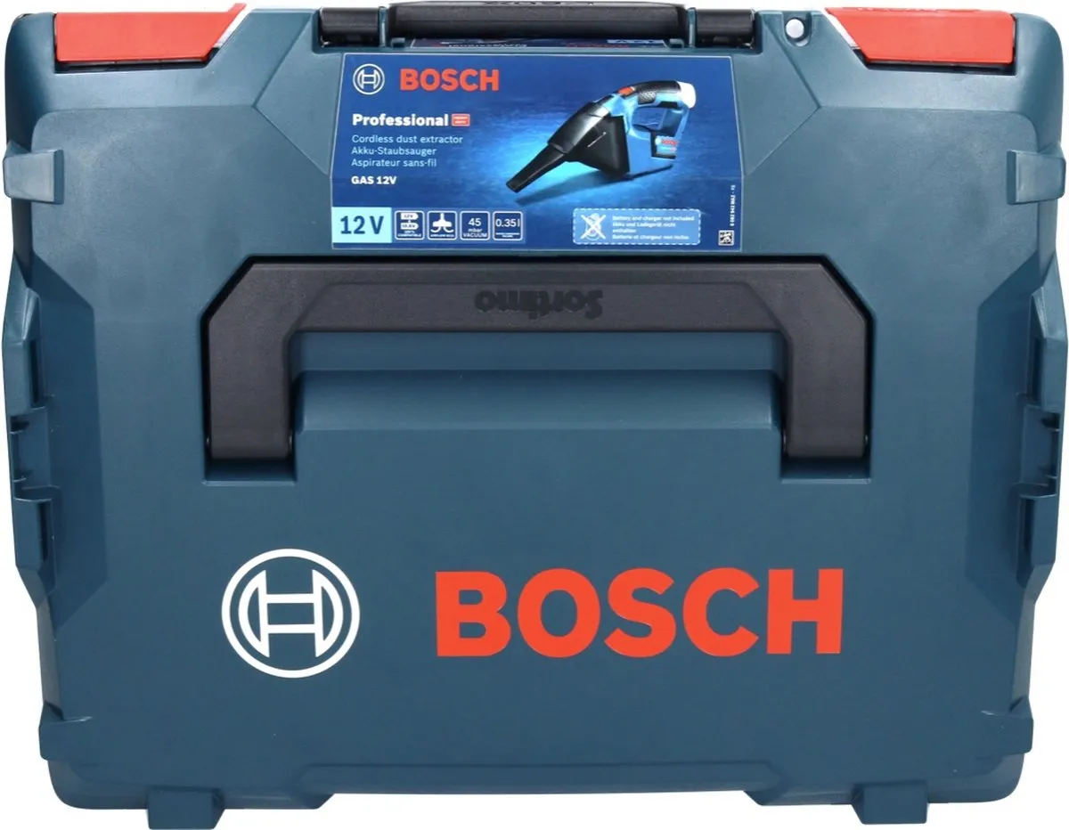 Bosch Professional GAS 12V Kruimelzuiger - 0.35L - 12W