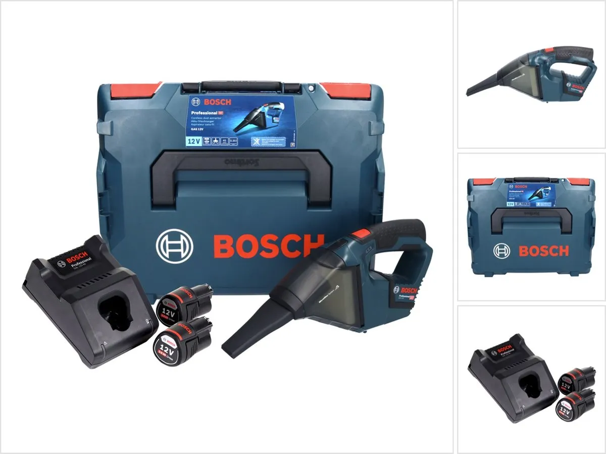 Bosch Professional GAS 12V Kruimelzuiger - 0.35L - 12W