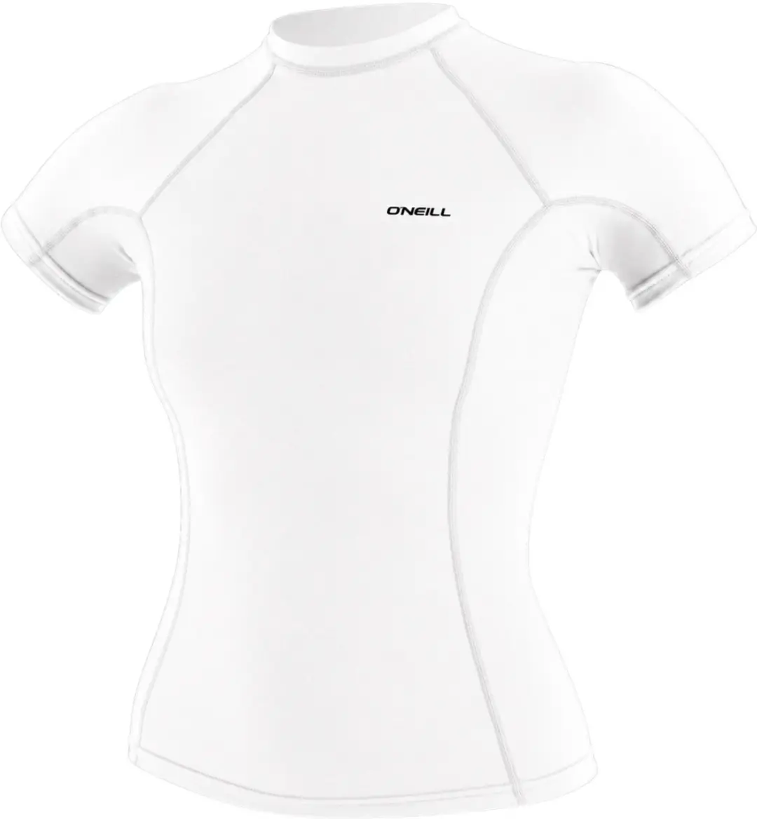 O'Neill Dames Basis Skins Korte Mouw Vest 2026 - M - Wit - afbeelding 3 van 6