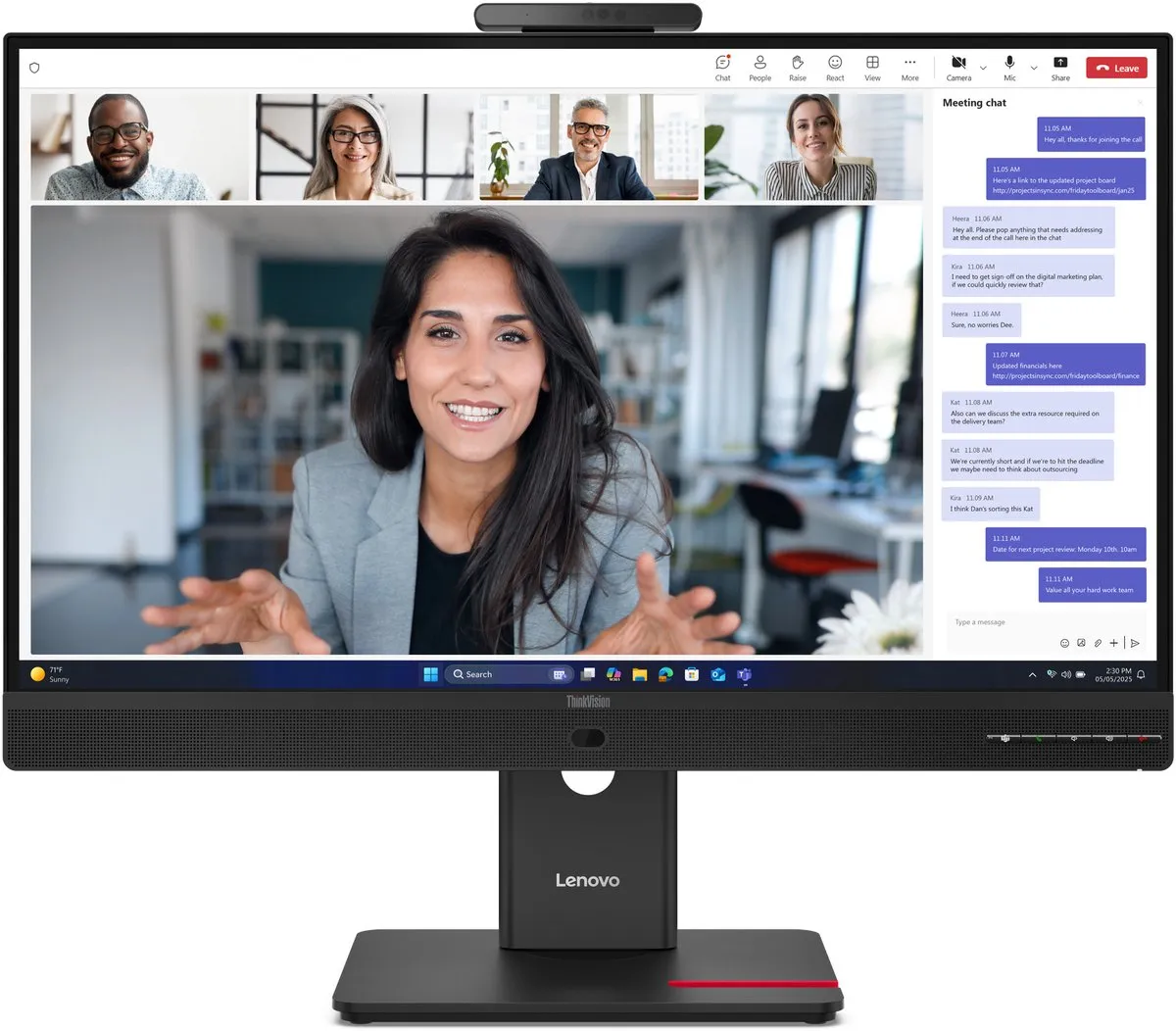 Lenovo ThinkVision T24-4v Monitor 64B6MAT1EU