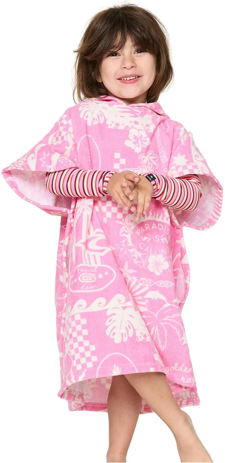 2026 Rip Curl Junior Gemengde Snap Katoen Hooded Handdoek