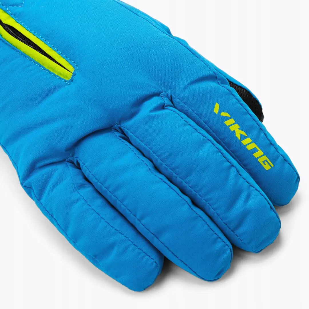 Viking Asti Kinder Skihandschoenen - Maat 5 - Blauw - afbeelding 4 van 5