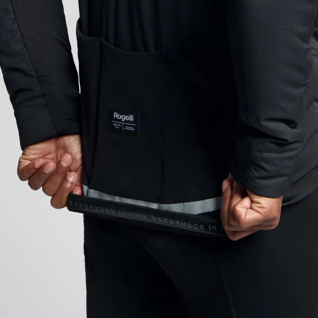 Rogelli Element Heren Fietsjack Winter - Zwart - afbeelding 5 van 6