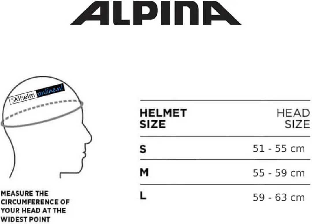 Alpina Brix Skihelm - Maat L/XL - Zwart - afbeelding 3 van 6