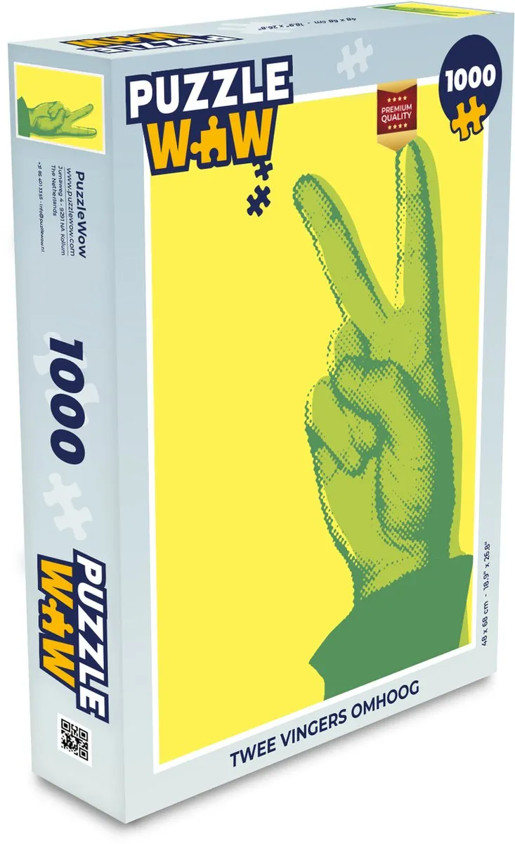 PuzzleWow Legpuzzel 1000 Stuks Multicolor
