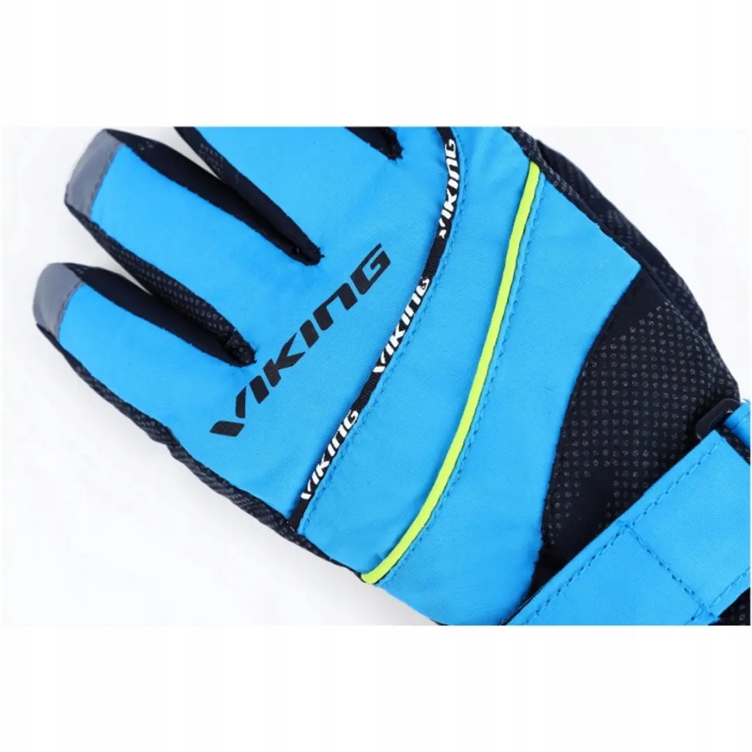 Viking MATE Kinder Skihandschoenen - Maat 3 - Blauw - afbeelding 4 van 5