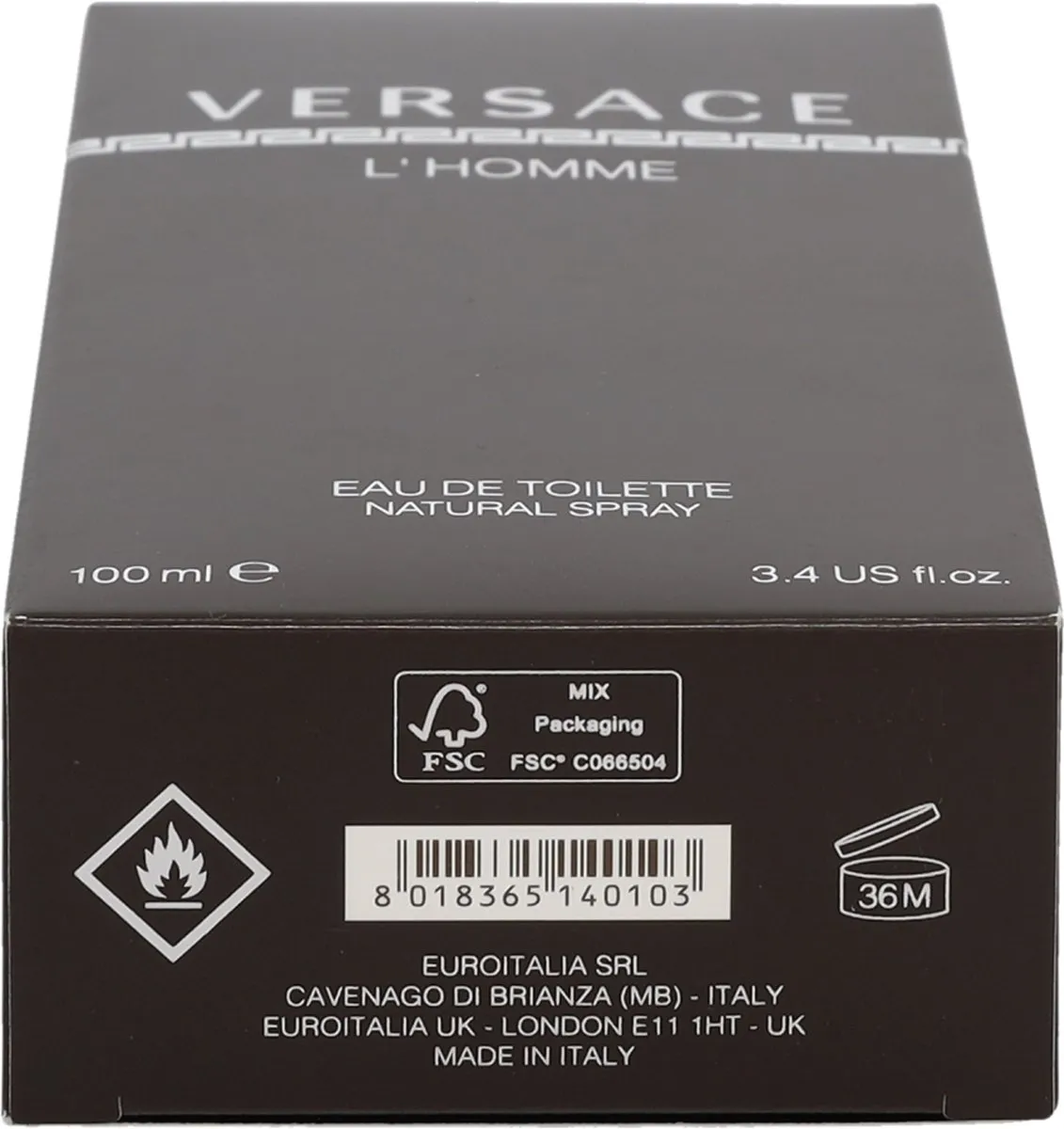 Versace L'Homme Eau de Toilette - 100ml