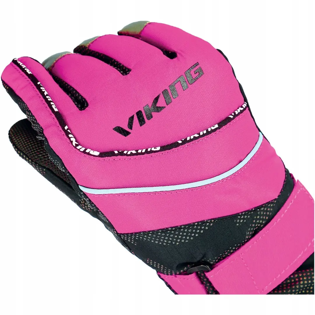 Viking MATE Kinder Skihandschoenen Roze Maat 3 - afbeelding 2 van 5