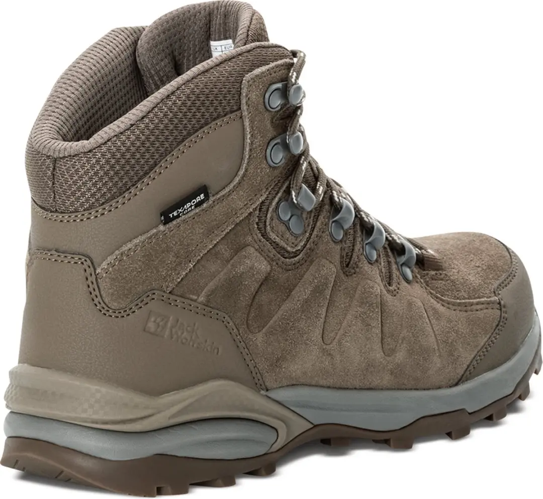Jack Wolfskin Refugio Texapore Mid W Dames Wandelschoenen 39 - Chestnut - afbeelding 4 van 6