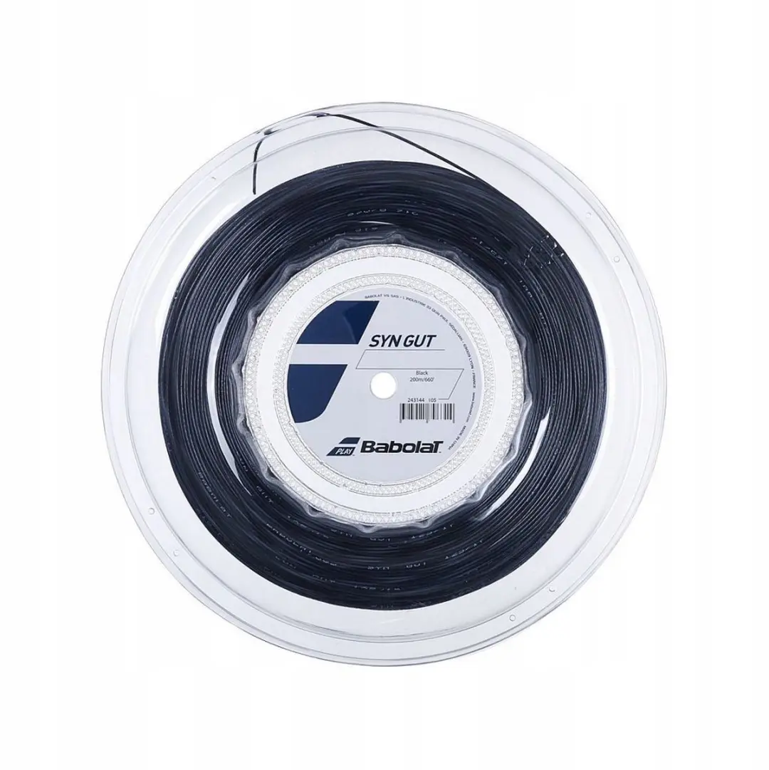 Babolat SYN GUT Tennis String 1.25mm Zwart 200m