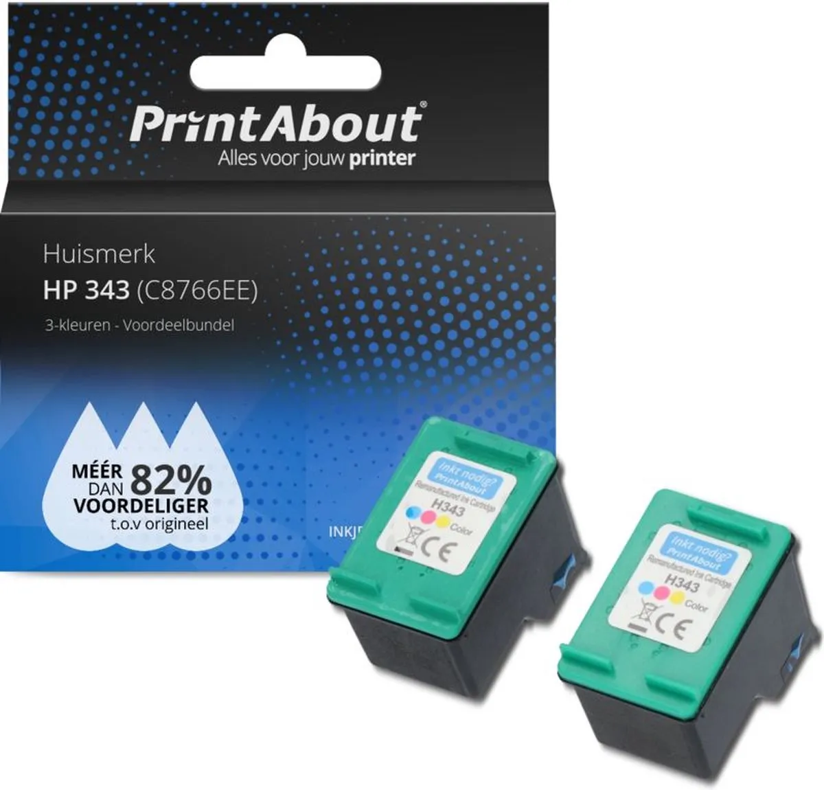 PrintAbout C8766EE-PA2 Inktcartridge