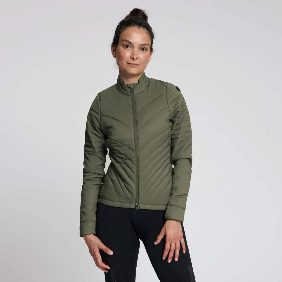 Rogelli Element Dames Fietsjack Winter - Groen - afbeelding 2 van 6
