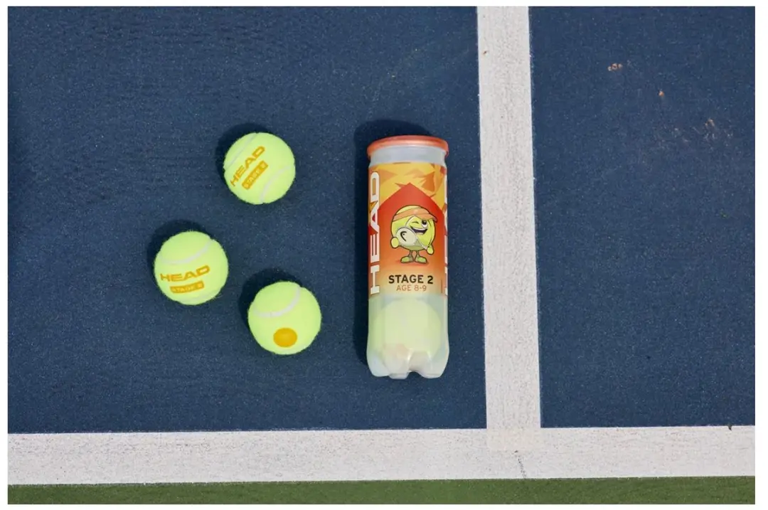Head Tennisballen Kinderen - 3 Stuks - Geel/Oranje - afbeelding 4 van 6
