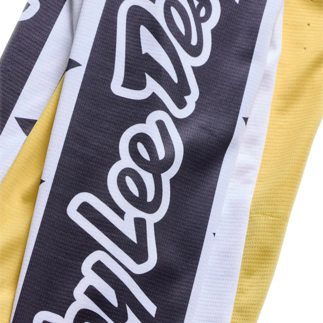 Troy Lee Designs Sprint Pro YO Moto Fietstrui - M - Geel - afbeelding 3 van 6