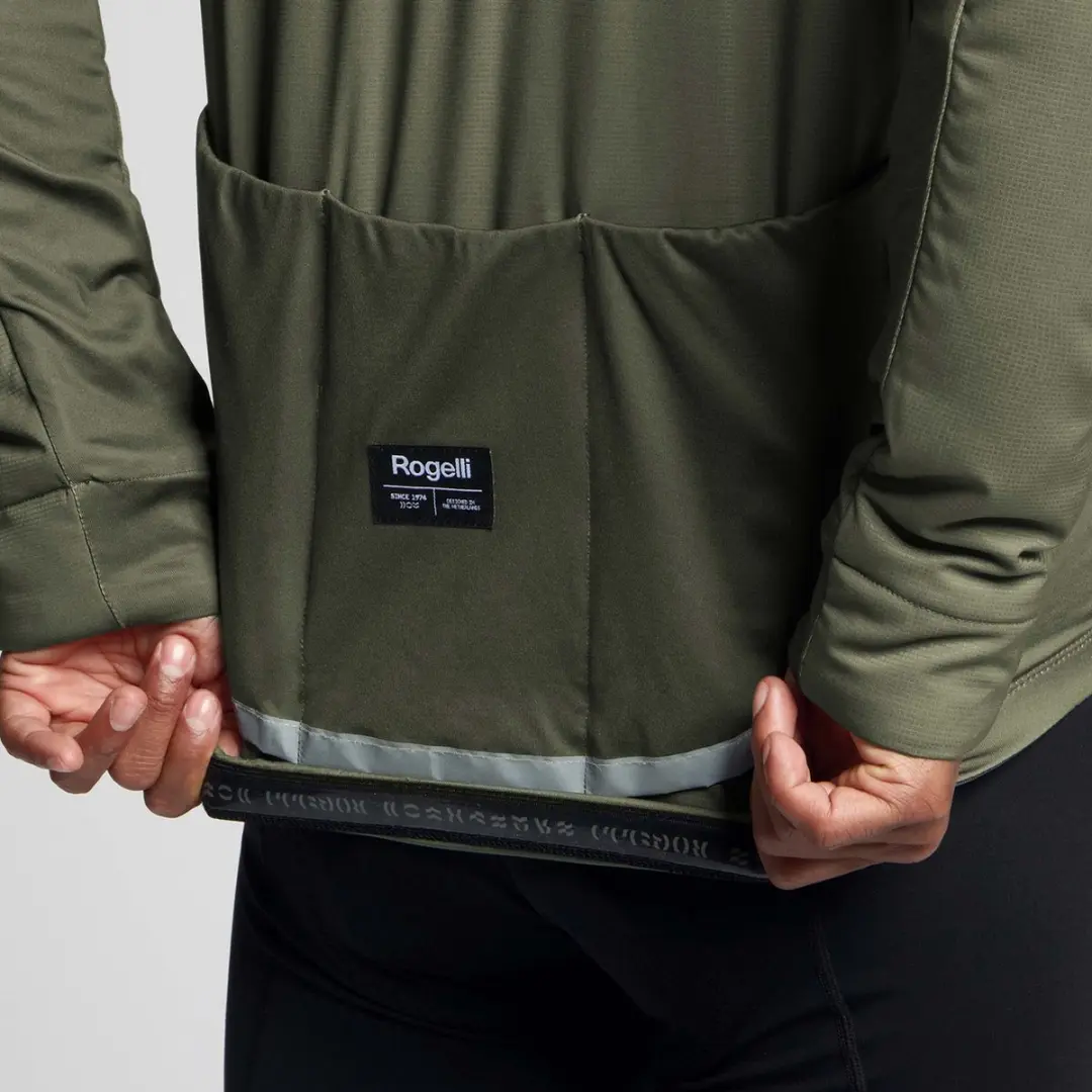 Rogelli Element Heren Fietsjack Winter - Groen - afbeelding 5 van 6