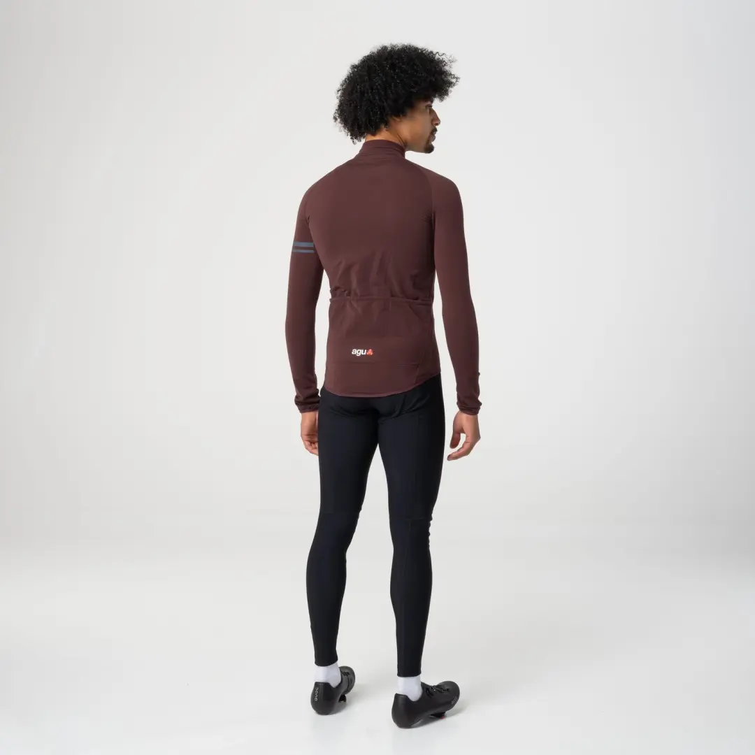 AGU Essential Modica Fietsshirt - Lange mouwen - Bruin - XXXL - afbeelding 6 van 6