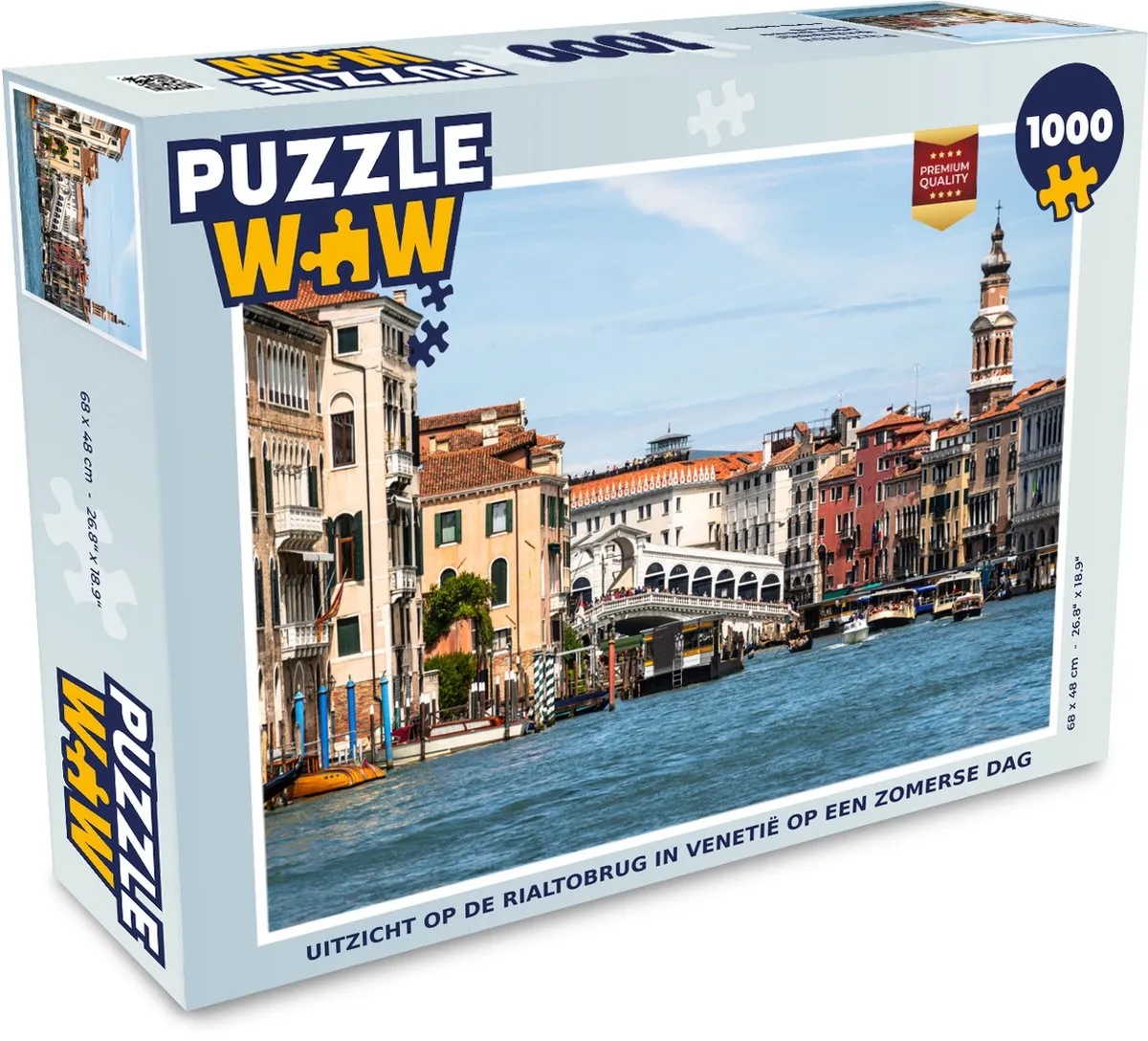 PuzzleWow Legpuzzel Rialtobrug Venetië 1000 Stuks