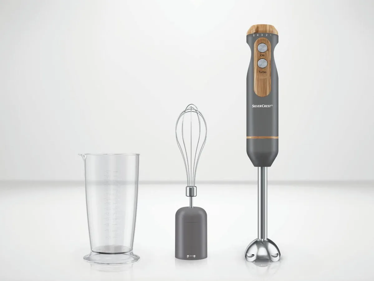 SILVERCREST 2-in-1 Staafmixer 600W - Grijs