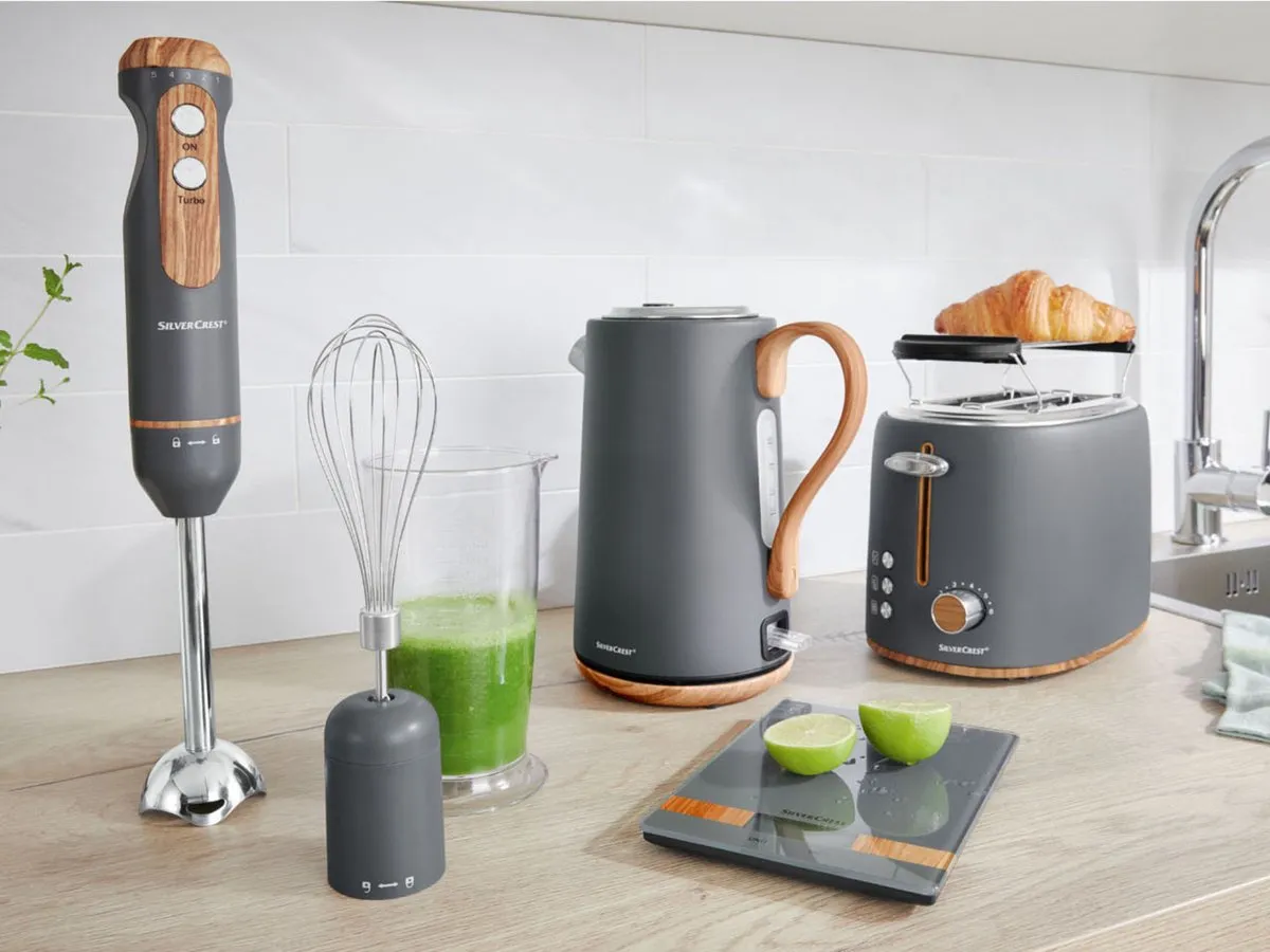 SILVERCREST 2-in-1 Staafmixer 600W - Grijs