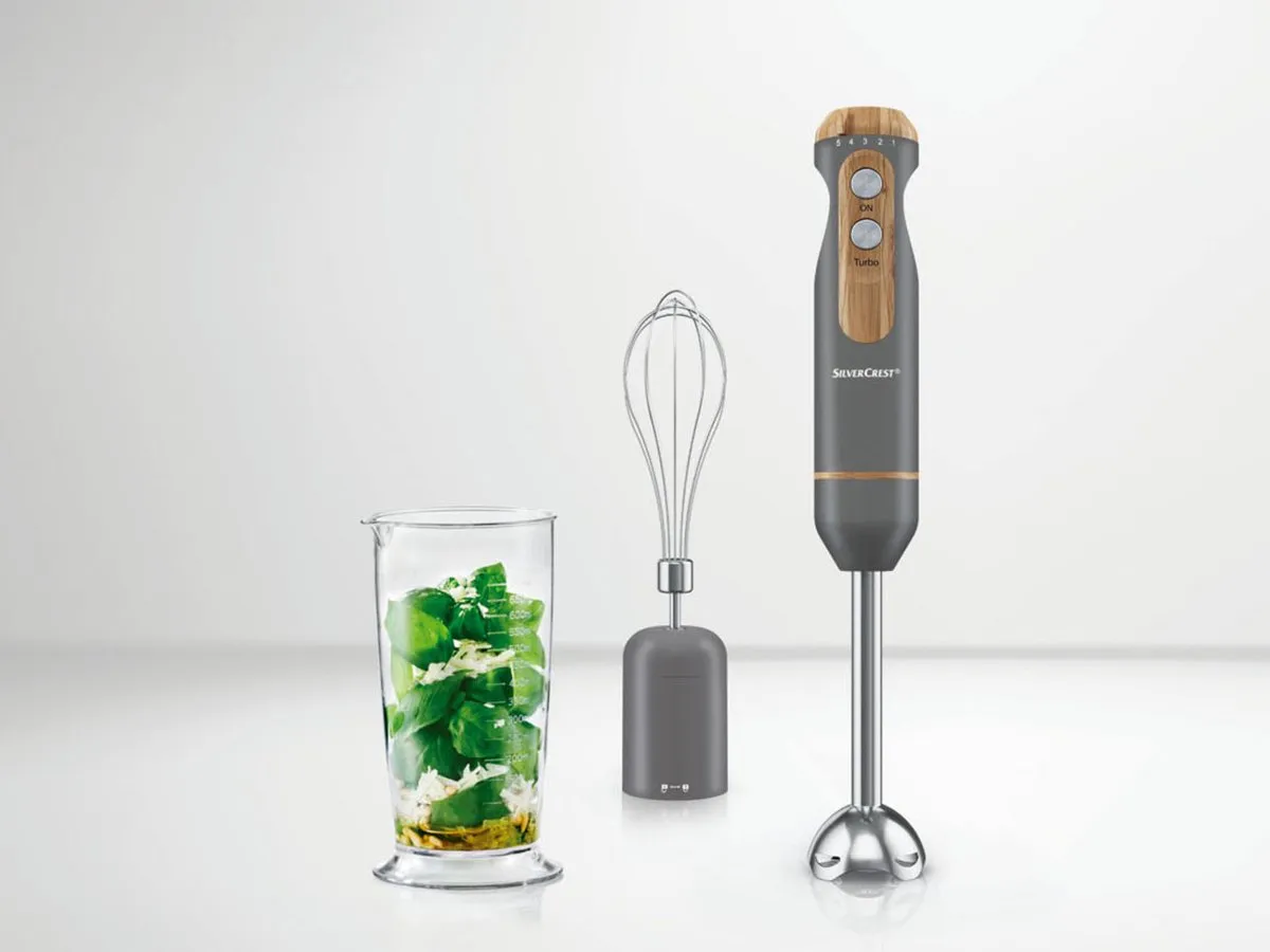 SILVERCREST 2-in-1 Staafmixer 600W - Grijs - afbeelding 6 van 6