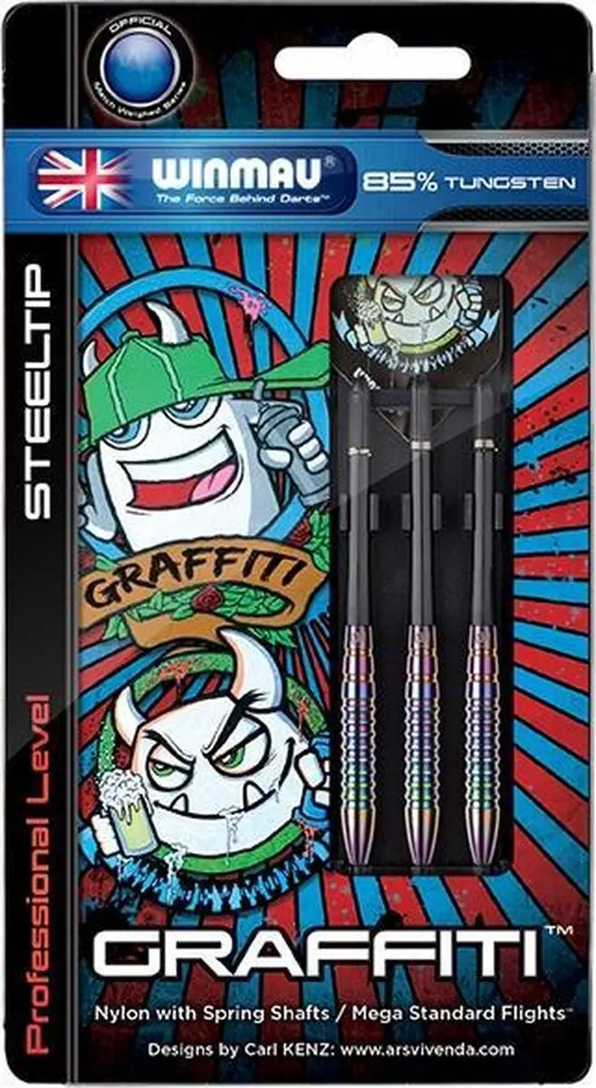 Darts Winmau Graffiti 85% Tungsten 20 gram
