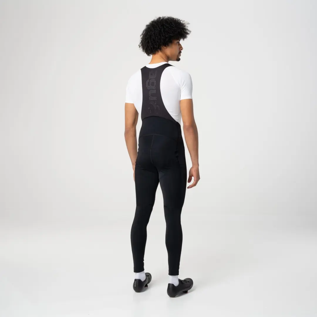 AGU Warm Bibtight Heren Fietsbroek - Wind- en waterafstotend - Zwart L - afbeelding 5 van 6