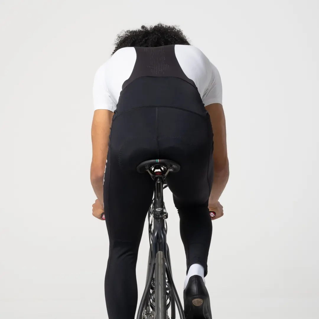 AGU Warm Bibtight Heren Fietsbroek - Wind- en waterafstotend - Zwart L - afbeelding 6 van 6