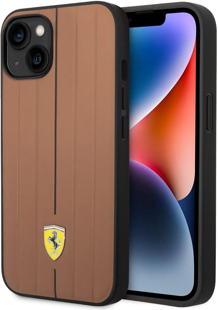 Ferrari Embossed Stripes iPhone Hoesje