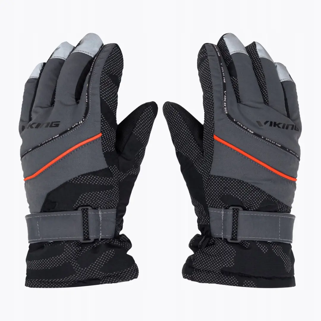 Viking Mate Kinderskihandschoenen 3 - Donkergrijs - afbeelding 4 van 5
