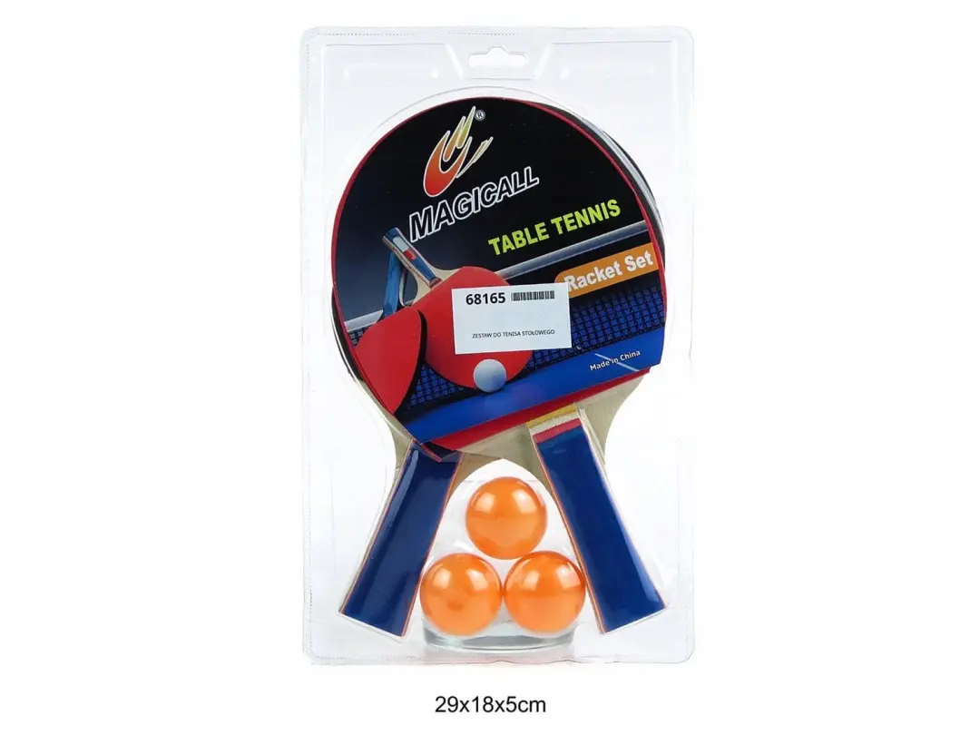 Ping Pong Tafeltennis Set: 2 Rackets & 3 Ballen