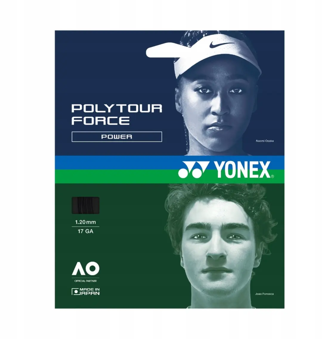 Yonex Poly Tour Force 1.20 Zwart