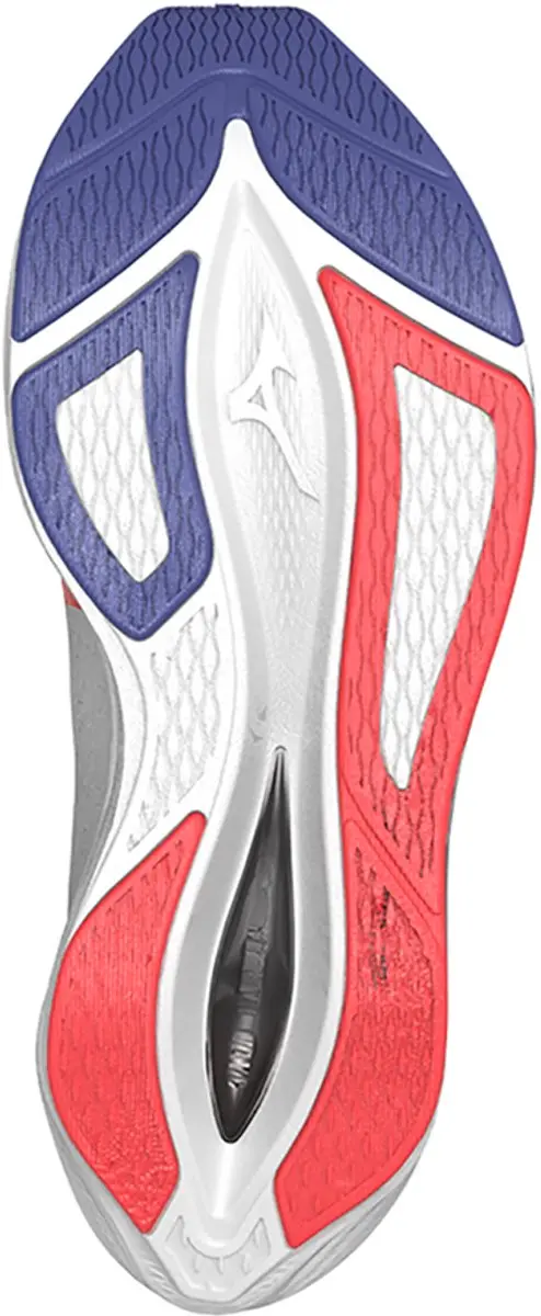 Mizuno Wave Rebellion Flash 3 Hardloopschoenen - 44 - Wit/Grijs - afbeelding 2 van 2