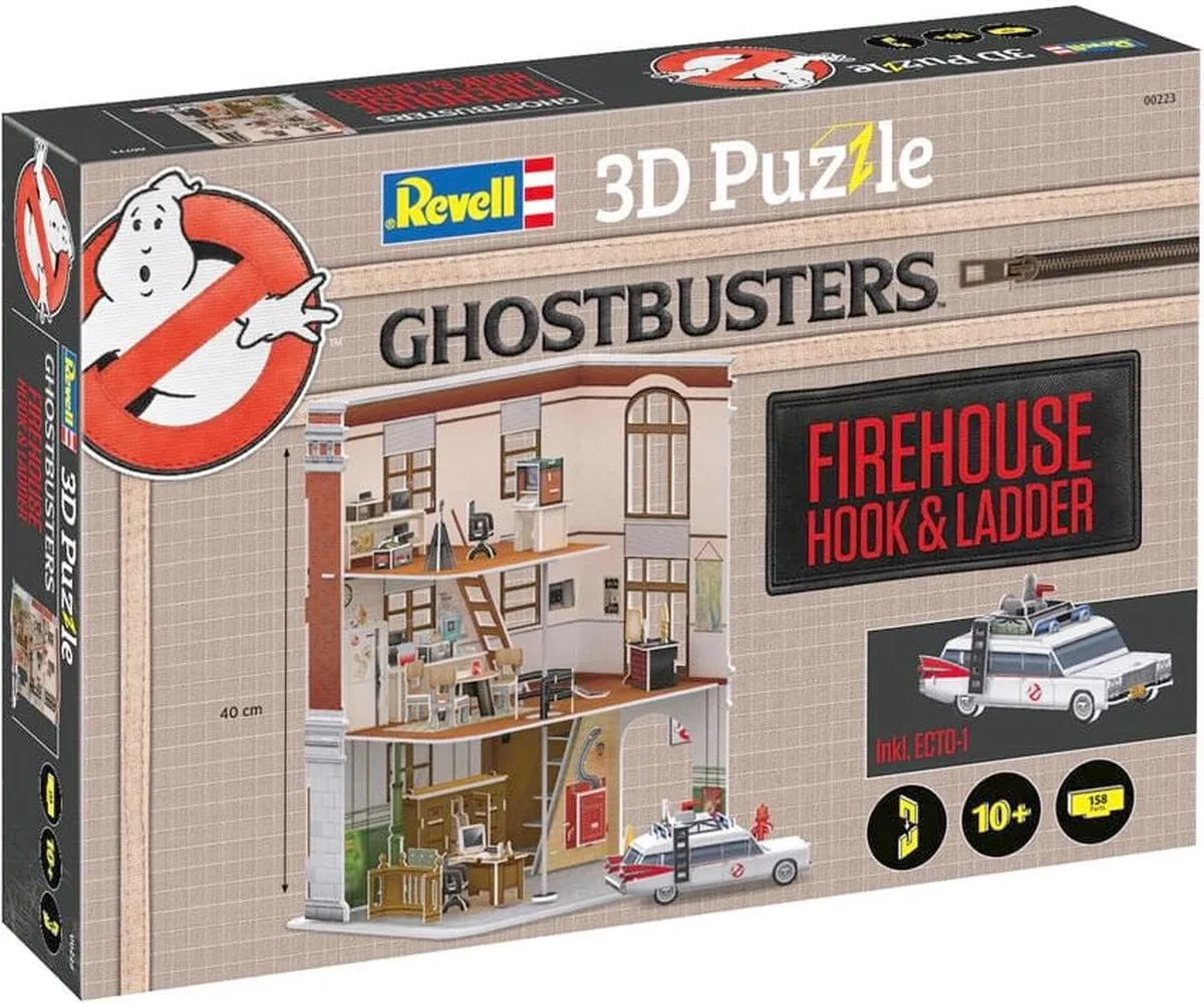Revell Ghostbusters Brandweerkazerne 3D Puzzel 158 Stuks - Multi