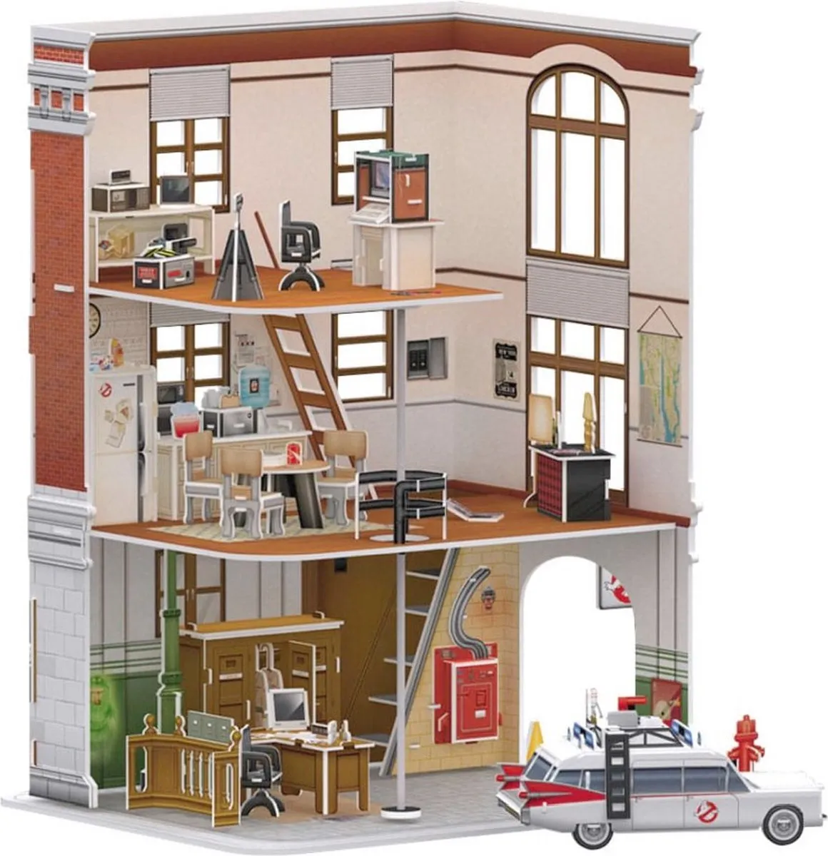 Revell Ghostbusters Brandweerkazerne 3D Puzzel 158 Stuks - Multi